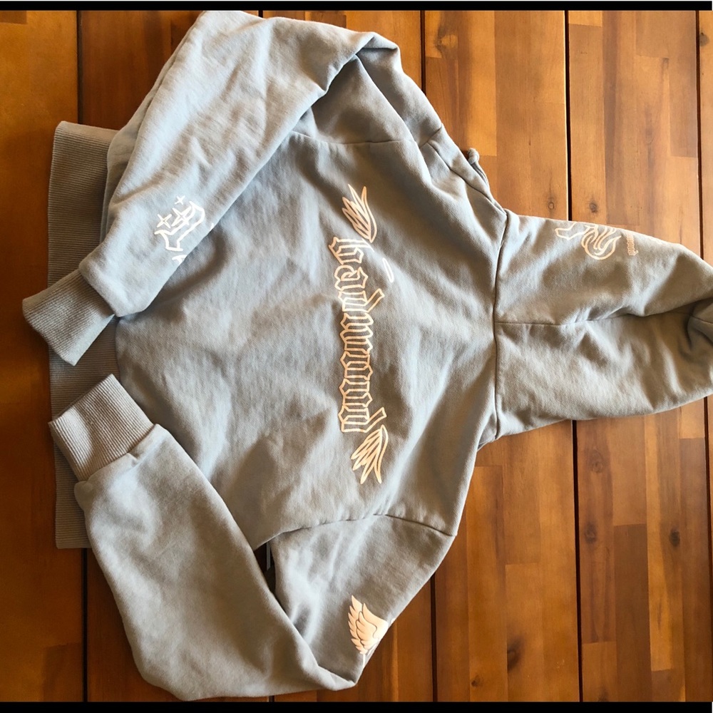 Badwood Angel Crop Hoodie